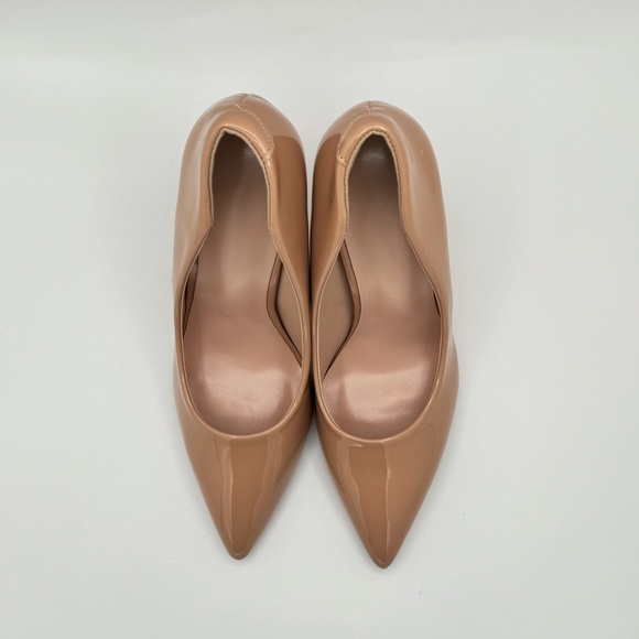 Beige High Heels Stilettos Fall Season Size 7.5 - Picture 3 of 6